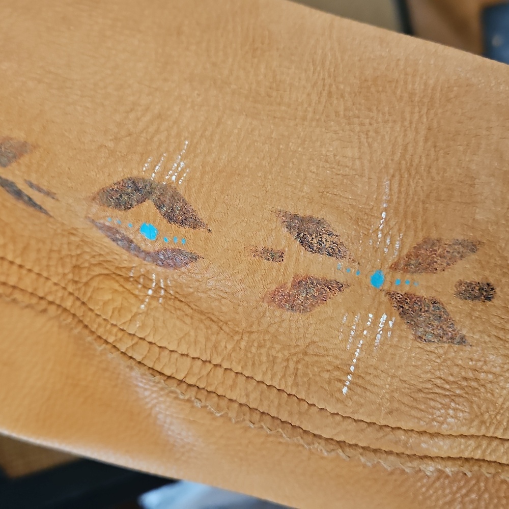 Patricia Wolf Tan Leather Fringe Jacket - Picture 3 of 12
